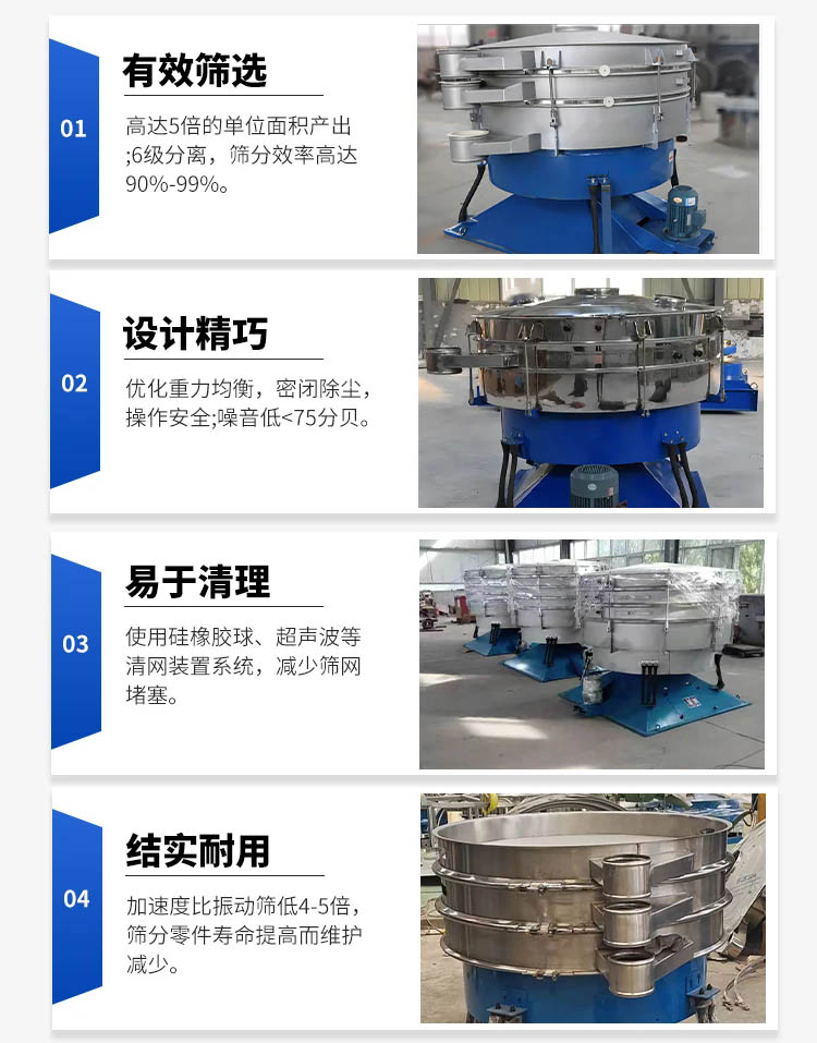 化工专用振动筛特点